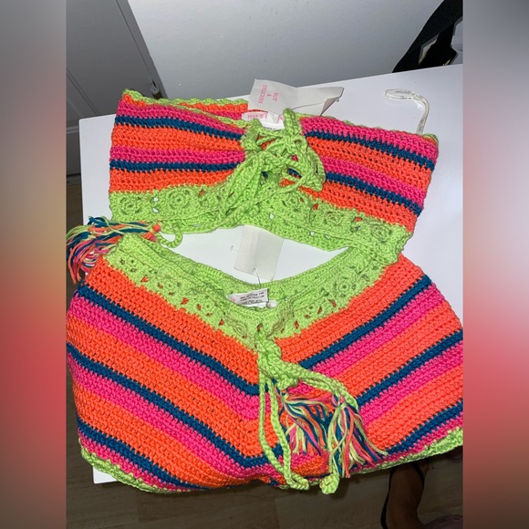 Colorful Crochet bathing suit - Picture 5 of 7